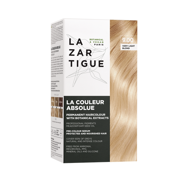LA COULEUR ABSOLUE 9.00 VERY LIGHT BLONDE (PERMANENT HAIRCOLORANT WITH BOTANICAL EXTRACTS)