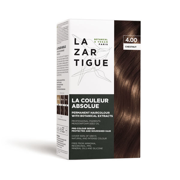 LA COULEUR ABSOLUE 4.00 CHESTNUT (PERMANENT HAIRCOLOUR WITH BOTANICAL EXTRACTS)