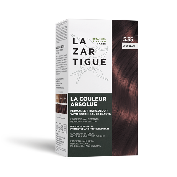 LA COULEUR ABSOLUE 5.35 MEDIUM CHOCOLATE BROWN (PERMANENT HAIRCOLOUR WITH BOTANICAL EXTRACTS)